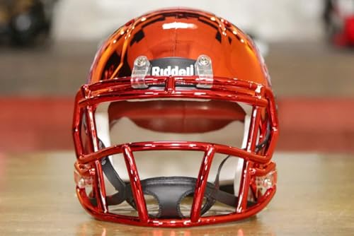 Casque Texas Longhorns Mini Speed Chrome Finition Premium - 2