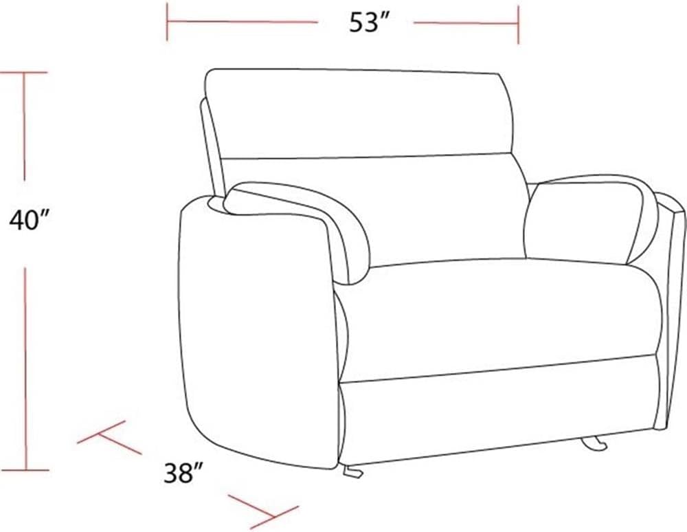 Pemberly Row XL Mediterranean Extra Wide Power Glider Recliner (Two Pack) in Charcoal with USB Charging Ports and 2 Comfort Pillows for Living Room