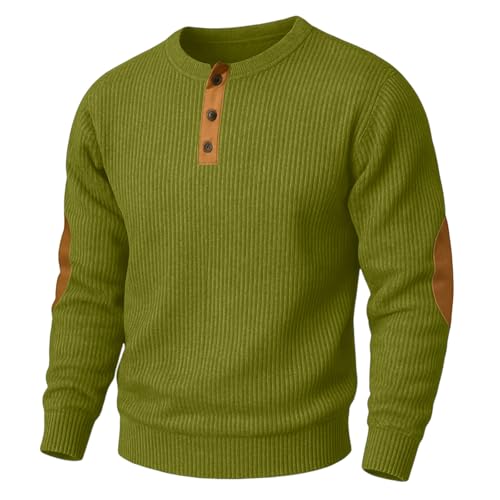 Mens Hoodies Casual Corduroy Sweatshirt Long Sleeve Stand Collar 1/4 Button Up Pullover Fall Polo Sweaters2