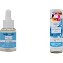 Intense Serum 2% Salicylic 30ml - Target breakouts by helping to reduce blemishes & Exfoliating Tonic 200 ml - Salicylic Acid 1% & Niacinamide 1%