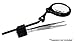 JEWEL TOOL 5X Power Magnifier Attachment | Nail Clipper & Tweezer Attachment | Enhanced Grooming Precision & Jewelry Magnification