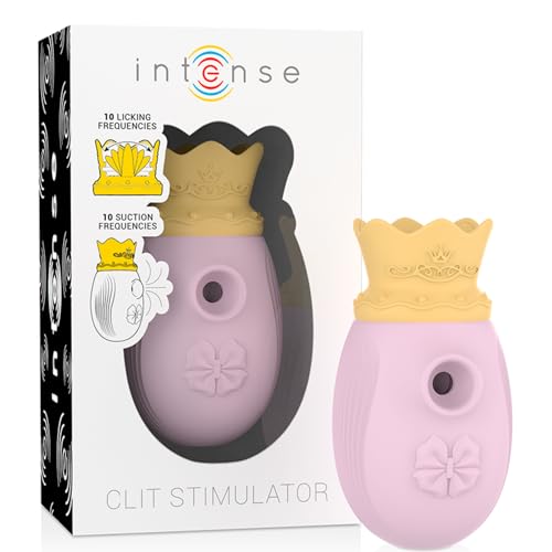 Estimulador de mujer, Succionador, succiona y lame | 10 Modos de Succión y 10 Modos de Estimulación | Silicona Suave | Recargable USB | Resistente al Agua (Rosa)