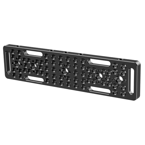 DINESK Camera Cheese Plate with 1/4 3/8 Threads,200MM Long Verison Cheese Plate for Cemeras,Tripod...