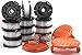 TOPEMAI AF-100 Spool Compatible with Black & Decker AF-100-3ZP 0.065" String Trimmer Line Replacement for GH900 GH600 String Trimmer (12 Spools + 3 Caps and Springs)