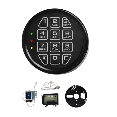 HOMEYUER Replacement Fireproof keypad (HYR-keypad-01-black)