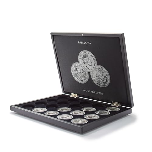 Estuche para 20 monedas Britannia de 1 oz: exhiba su colección