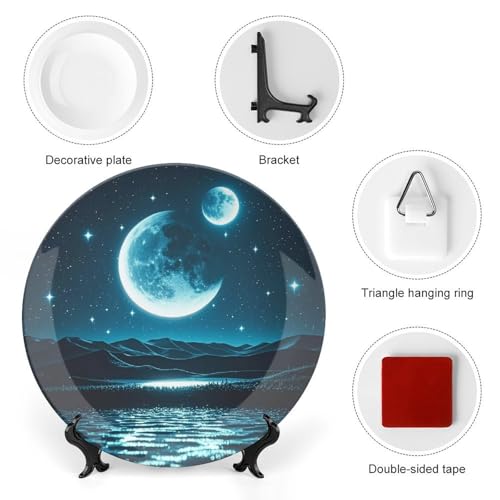 Plato Decorativo de Porcelana Bone China 6 pulgadas miniatura 3