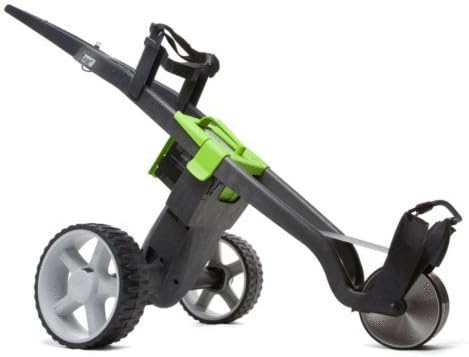 "NEW 2014 MODEL" GO KART ELECTRIC GOLF TROLLEY + BATTERY & CHARGER BLACK/GREEN