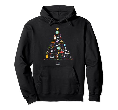 Chemistree Science Christmas Tree Funny Ugly Xmas Sweater Pullover Hoodie