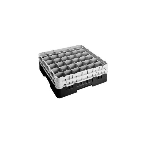 Camrack Glass Rack, W/2 Extenders, Full Size, Low Profile, 36 Compartments, 2-7/8'' Max. Dia., (4 Pieces/Unit)