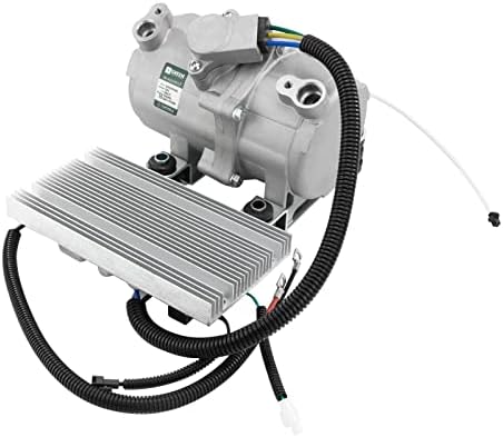ELECTRIC AUTOMOTIVE AC AIR CONDITIONING COMPRESSOR UNIVERSAL APLICATION FITS CAR, HD-TRUCK & VANS - 12V