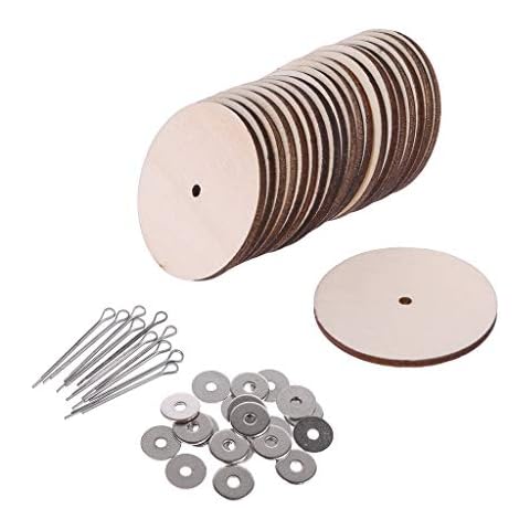 Haveratio 10 Sets Wood Joints Connectors for Handmade Bear Craft Children Kids Toy DIY Cover