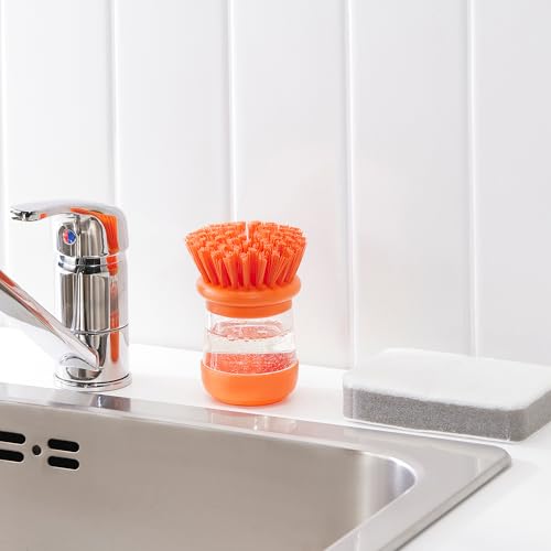 Brosse à vaisselle avec distributeur ProTuning VIDEVECKMAL orange