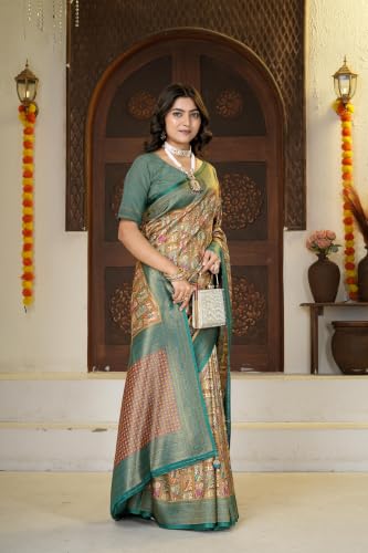 Navshanya Silk brocade silk saree – image 3