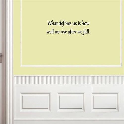Dailinming PVC Wall Stickers What Defines us is How we