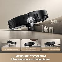 MOVA V50 Ultra Saugroboter, 24.000 Pa Saugkraft & Thermo-Wischen, Schwarz – Ansicht 5