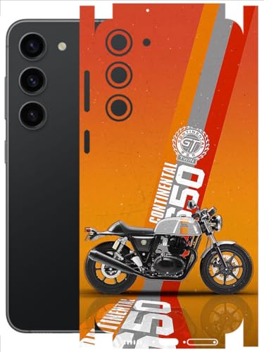 Image of AtOdds - Full Body Back Screen Guard Protector Film - Lamination Wrap Skin Sticker Compatible with Samsung Galaxy S23 (5G) | Scratchproof Matte Finish (Bullet)