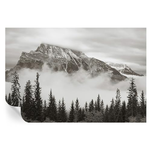 Vinilos de montaña para salones modernos: decoración rápida de pared 104x70 2