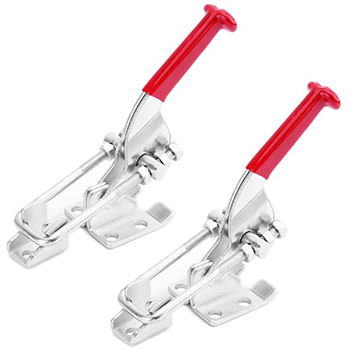 Utoolmart Pince à levier à levier à main 50 kg Force de serrage Fer à fer galvanisé Pince verticale à dégagement rapide et fixation rapide Outil de libération rapide Modèle n°DEMA-101A 1 pièce