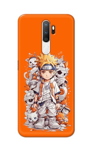 Image of Plastic Printfidaa Printed Hard Back Cover Case For Oppo A5 2020 | Oppo A9 2020 Back Cover (Famous Anime Cartoon Character) -112, Multicolor