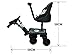 Englacha 2-in-1 Cozy 4-Wheel Rider, Black - Child Rider Stroller Attachment with Saddle Seat and Standing Platform - Universal Fit for Most Prams - Quick and Easy to Use - Designed for Safety