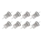 Lot de 8 Filtres à Carburant, Thermostat de Liquide de Refroidissement pour Moteur de Voiture avec Joint Torique 050121113C Remplacement de Protection du Système pour