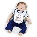 Nicery Bebe Reborn Silicona Muñecas Vinilo de Suave para Niños y Niñas Cumpleaños 18-20 Inch 48-50 cm Juguetes Reborn Baby Doll gx50-135oes