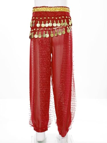 バーヌローサ フリフリハーレムパンツ赤 バーヌローサ フリフリ