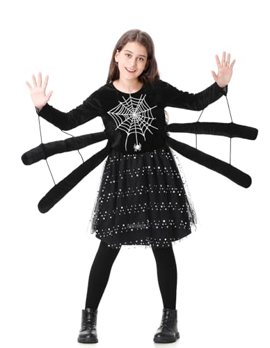 Disfraz de Araña para Niñas Talla 8-10 Años miniatura 1