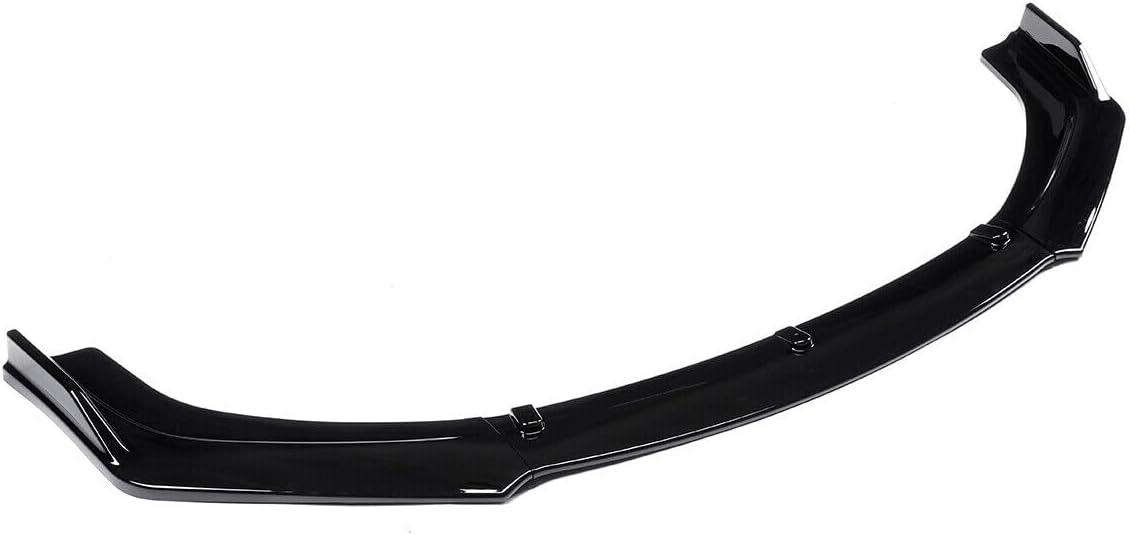 3 Pcs Front Bumper Lip for Honda Civic 2016-2020, Gloss Black Front Lip Chin Splitter Spoiler Body Kit Honda Civic Accessories (Glossy Black)