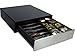 Produktbild Kassenschublade KA-330 RJ11 - elektrische Öffnung 12V/24V, 8 große Münzfächer, 5 Scheinfächer - Kassenlade RJ12