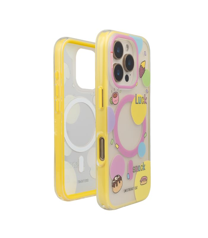 Image of Fun Fantasy Phone Case for iPhone 16 Pro Max Compatible with Wireless Charging | Slim Shockproof Back Cover | Whimsical Pastel Fantasy Design