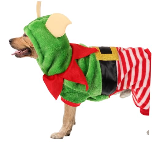 Disfraz navideño para perros Sosoport multicolor tamaño 48x20x2 cm miniatura 6
