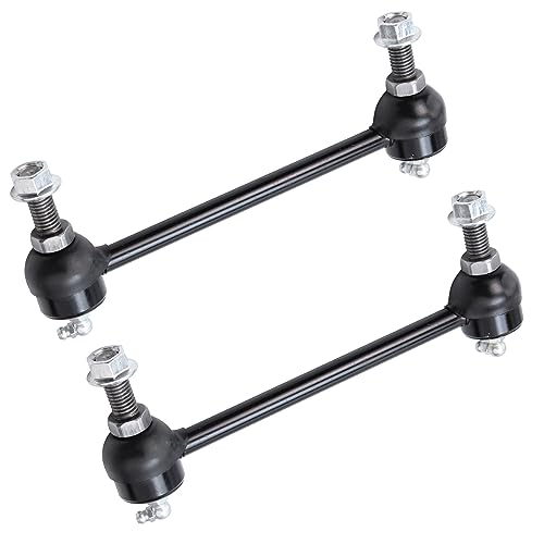 Image of Detroit Axle - 8pc Front End Kit for 96-04 Nissan Pathfinder, 97-03 Infiniti QX4, Lower Control Arms Outer Tie Rod Ends Sway Bars Ball Joints 1996 1997 1998 1999 2000 2001 2002 2003 2004 Replacement