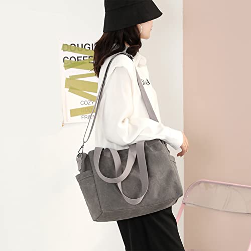 DOURR Multiple Compartments Hobo Crossbody Bags for Women, Gray by DOURR - Used condition - Image 3