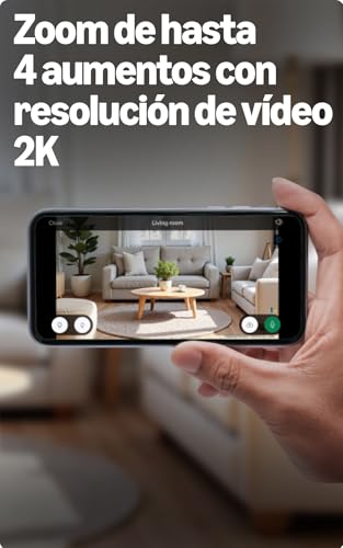 Miniatura 4 de Cámara Mini 2K+ Blink (última generación) | Cámara de seguridad doméstica con enchufe, resolución de vídeo 2K, zoom de 4 aumentos, visión nocturna en color | Compatible con Alexa | 1 cámara - Blanco