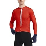 Matériau - Fait de 100% polyester, utilise un tissu en maille sous l'aisselle, ce maillot de cyclisme pour hommes est plus élastique, respirant et confortable.