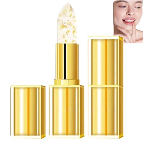 Rouge lèvres changement couleur rouge lèvres ph rou/ge li/ps change color résistant au transfert li/ps cha/nge color lip longue durée 24 heures avec feuille d'or brillant lip hydratant brillant (1pcs)