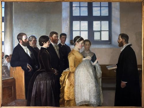 Lienzo un Battesimo di Barnedaba de Michael Peter: pintura clásica para inspirar tu salón