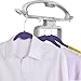 SALAV GS45-DJ Professional Upright Garment Steamer with Roll Wheels, Multi-Function Extra Wide Hanger, Fabric Brush & Mini Ironing Paddle, 1500 watts, Silver