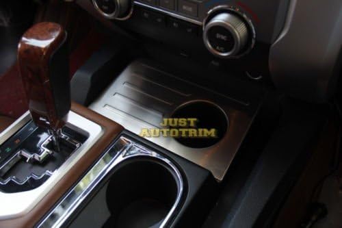 Steel Interior Dashboard Cup Panel Cover Trim for 2014 2015 2016 2017 2018 Tundra Accessories