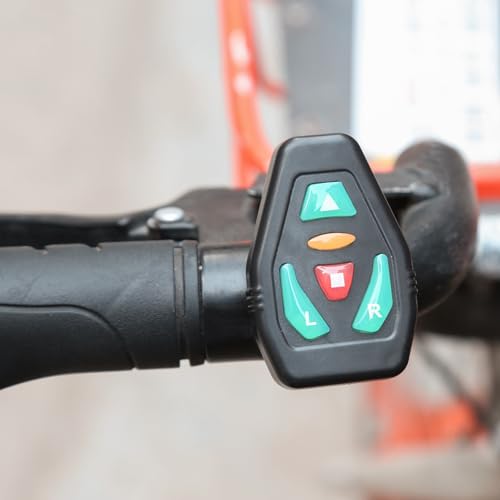 Sac à dos clignotant led avec télécommande sans fil pour cycliste