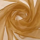 Bequem zu verwenden: Organza-Stoff ist einfach zu falten und zu lagern, Sie können es einfach, schnell und präzise in die gewünschte Größe oder Form schneiden, ohne dass die Kanten reißen. Es behält seine helle ursprüngliche Farbe und Form auch nach wiederholtem Gebrauch.