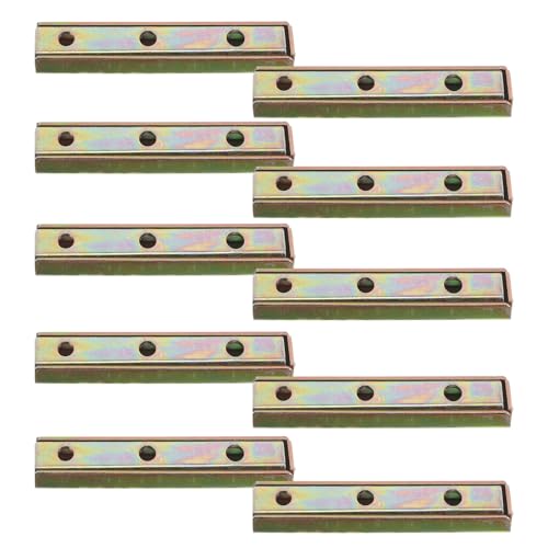 SOPOTUTU 10 St Möbelkopplingar i Metall Robusta Möbelbeslag för Förstärkning av Sängramar Modulsoffor och Hyllor Flexibel Montering och Förbättrad Stabilitet för Hem och