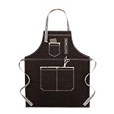 [Ampliamente utilizado]: delantal de mezclilla, delantal de barbacoa, delantal de cocina, delantal de chef, delantal de cocina, delantal profesional, delantal de servidor, artista, florista, zapatero, hotel, carpintero, panadero, maestro de arte, restaurante, bistro, cafetería, comedor, bar, hogar, panadería, revuelva, sirva, enseñe, prepare.