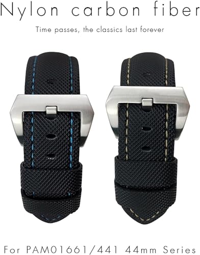 Bracelet Montre 24mm Hommes Solution Sangle Remplacement PAM Usée Sport - 2