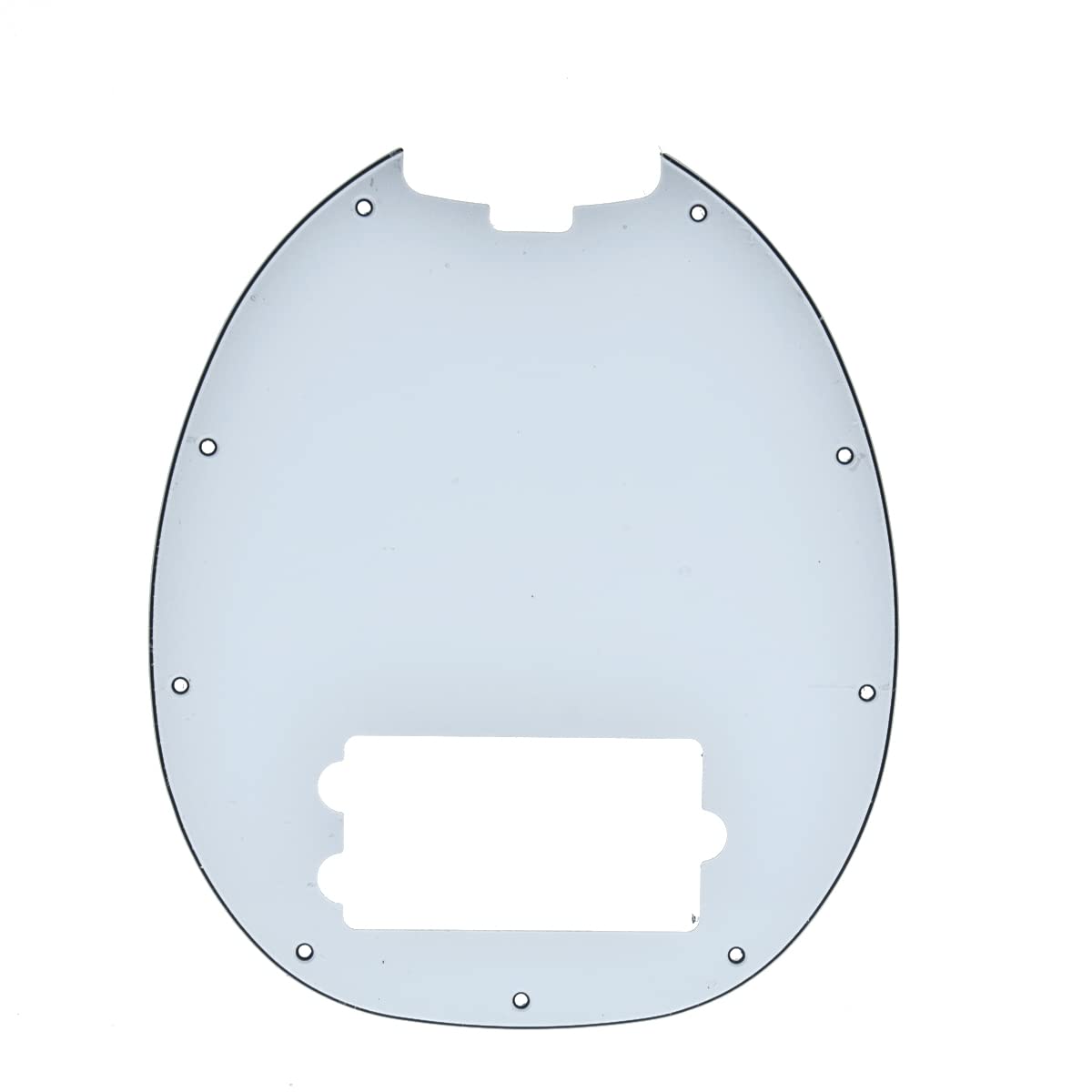 Dopro Pickguard basowy pasuje do Musicman Classic 4-strunowy StingRay bass modele białe 3-warstwowe