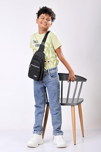 Image of London Hills Boys Regular Fit Mid Rise Jeans Premium Slim Fit Kids Comfortable Everyday Wear | Soft Cotton Button with Fly Zip