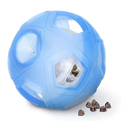 LumoLeaf Hundespielzeug Ball Ø 18cm, intelligenzspielzeug mit Einstellbarer Schwierigkeiten, intelligente Spiele für Mittlere, große Hunde, Hund futterspielzeug hundeball Cover