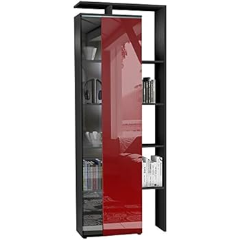 Grosse Vitrine Englische Telefonzelle rot Schrank Barschrank frf080